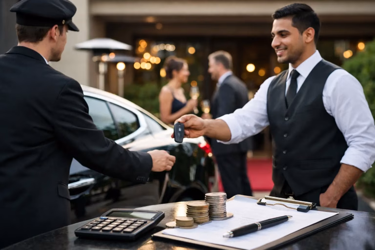 كيف تُحسب تكلفة خدمة صف السيارات للفعاليات؟