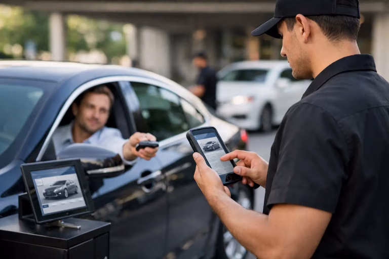 كيفية تطبيق استلام سيارات رقمي in Valet Operations