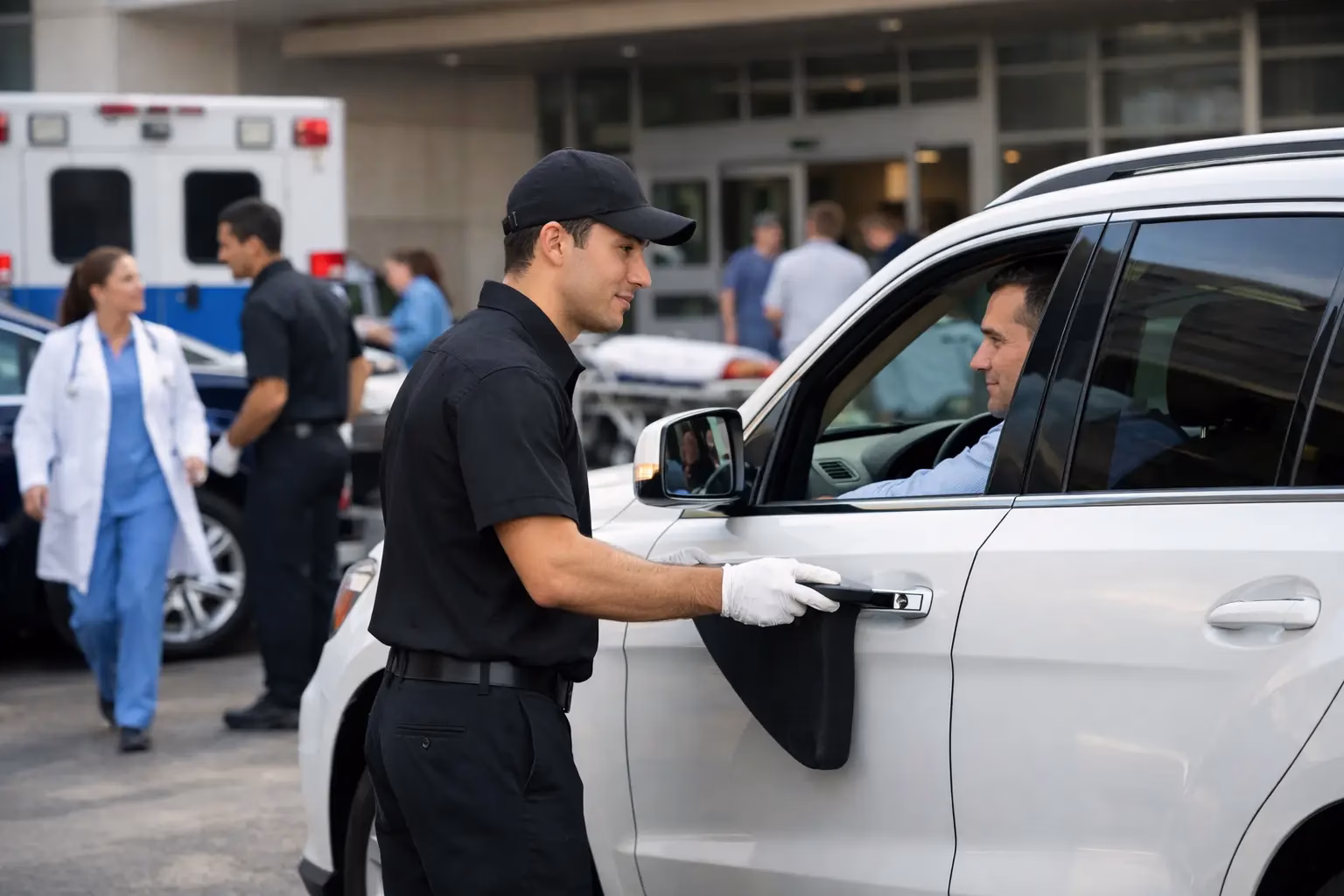 مثال تشغيل فاليه لمستشفى مزدحم تحت الضغط