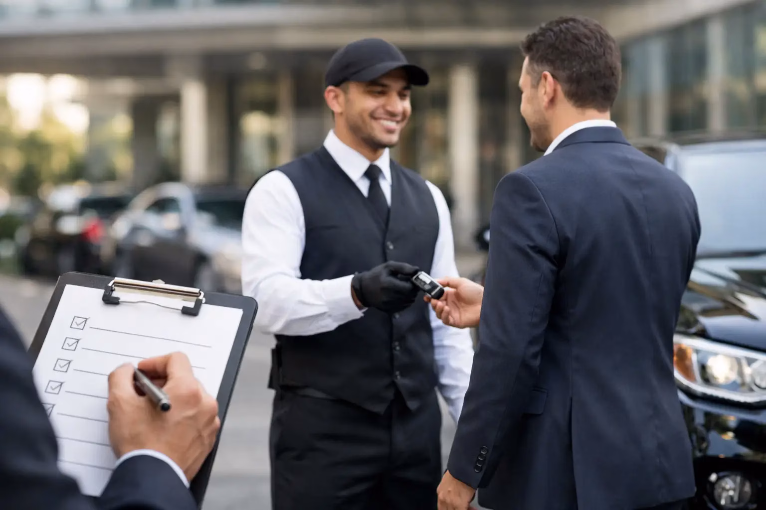 قائمة تقييم مزود خدمة صف السيارات للمنشآت