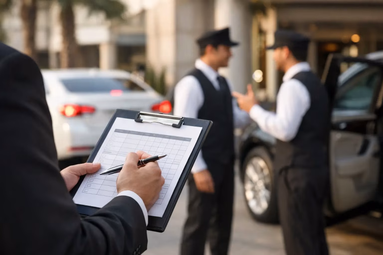 Valet Staffing Schedules لخدمة وصول منضبطة
